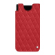 Funda de piel Samsung Galaxy Z Fold5 - Rouge troupelenc - Couture ( Pantone #AB191A )
