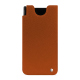 Samsung Galaxy Z Fold5 leather pouch - Orange vibrant ( Pantone #e36b39 ) 