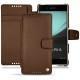 Housse cuir Sony Xperia Z3+ - Xperia Z4 - Châtaigne ( Pantone 476C ) 