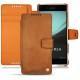 Funda de piel Sony Xperia Z3+ - Xperia Z4 - Mandarine vintage ( Pantone 165C ) 