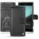 Custodia in pelle Sony Xperia Z3+ - Xperia Z4 - Negre poudro
