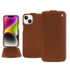 Apple iPhone 15 Plus leather case - Marron ( Nappa - Pantone #8B4720 ) 
