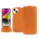 Funda de piel Apple iPhone 15 Plus - Orange ( Nappa - Pantone #ff9351 ) 