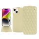 硬质真皮保护套 Apple iPhone 15 Plus - Beige - Couture ( Nappa - Pantone #ceb888 ) 