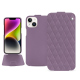 Funda de piel Apple iPhone 15 Plus - Lilas - Couture ( Nappa - Pantone #b9a3e3 ) 