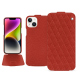 Capa em pele Apple iPhone 15 Plus - Papaye - Couture ( Pantone #b54317 ) 