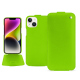 Apple iPhone 15 Plus leather case - Vert fluo ( Pantone #00ab5f ) 