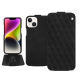 Funda de piel Apple iPhone 15 Plus - Negre poudro - Couture ( Pantone #111212 )
