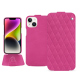 Housse cuir Apple iPhone 15 Plus - Rose BB - Couture ( Pantone #DB599F )