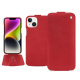 Apple iPhone 15 Plus leather case - Rouge troupelenc ( Pantone #AB191A )