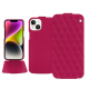 硬质真皮保护套 Apple iPhone 15 Plus - Rose fluo - Couture ( Pantone #ff16b4 ) 