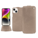Capa em pele Apple iPhone 15 Plus - Taupe vintage ( Pantone #bda790 ) 