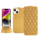 Capa em pele Apple iPhone 15 Plus - Or Maïa - Couture ( Pantone 871C ) 