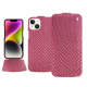Funda de piel Apple iPhone 15 Plus - Serpent ciclamino ( Pantone #9E4C6E ) 