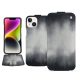 Custodia in pelle Apple iPhone 15 Plus - Gris Patine