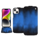 Capa em pele Apple iPhone 15 Plus - Bleu Patine