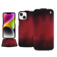 Apple iPhone 15 Plus leather case - Rouge Patine