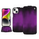 Lederschutzhülle Apple iPhone 15 Plus - Violet Patine