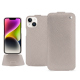 Capa em pele Apple iPhone 15 Plus - Taupe innocent ( Pantone #d6d2c4 ) 