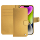 Custodia in pelle Apple iPhone 15 Plus - Or Maïa ( Pantone 871C ) 
