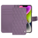 Lederschutzhülle Apple iPhone 15 Plus - Lilas - Couture ( Nappa - Pantone #b9a3e3 ) 
