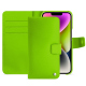 Funda de piel Apple iPhone 15 Plus - Vert fluo ( Pantone #00ab5f ) 