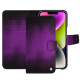 Apple iPhone 15 Plus leather case - Violet Patine