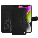 Funda de piel Apple iPhone 15 Plus - Negre poudro ( Pantone #111212 )