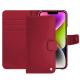 Funda de piel Apple iPhone 15 Plus - Rouge passion ( Pantone #a6192e ) 
