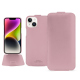 Housse cuir Apple iPhone 15 Plus - Rose PU ( Pantone #efbae1 ) 