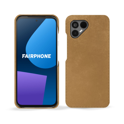 Capa protetora para Fairphone 5 | Qualidade e durabilidadeSable vintage ( Pantone #9b7340 ) 