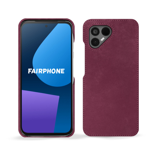Coque de protection arrière pour Fairphone 5 | Qualité et durabilitéPrune vintage ( Pantone #612434 ) 
