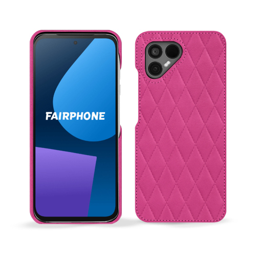 Coque de protection arrière pour Fairphone 5 | Qualité et durabilitéRose BB - Couture ( Pantone #DB599F )