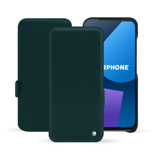 Cover orizzontale per Fairphone 5 | Eleganza e protezione premiumVert séduisant ( Pantone #1d3c34 ) 
