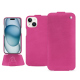 Custodia in pelle Apple iPhone 15 - Rose BB ( Pantone #DB599F )