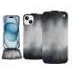 硬质真皮保护套 Apple iPhone 15 - Gris Patine