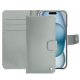 Capa em pele Apple iPhone 15 - Gris ( Nappa - Pantone #c1c6c8 ) 
