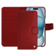 Capa em pele Apple iPhone 15 - Tomate ( Pantone #a61715 ) 