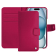 Custodia in pelle Apple iPhone 15 - Rose fluo ( Pantone #ff16b4 ) 