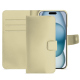 Funda de piel Apple iPhone 15 - Beige PU ( Pantone #ceb888 ) 