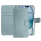 Apple iPhone 15 leather case - Bleu Ciel PU ( Pantone #abcae9 )