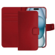 Funda de piel Apple iPhone 15 - Rouge PU ( Pantone #d50032 )