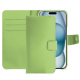 Custodia in pelle Apple iPhone 15 - Vert olive PU ( Pantone #a7c58e )