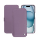 Lederschutzhülle Apple iPhone 15 - Lilas ( Nappa - Pantone #b9a3e3 ) 