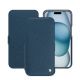 Custodia in pelle Apple iPhone 15 - Indigo ( Pantone #1f4565 ) 