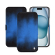 Capa em pele Apple iPhone 15 - Bleu Patine