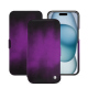 Funda de piel Apple iPhone 15 - Violet Patine