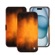 Custodia in pelle Apple iPhone 15 - Fauve Patine