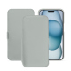 Capa em pele Apple iPhone 15 - Gris PU ( Pantone #c1c6c8 ) 