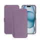 レザーケース Apple iPhone 15 - Lilas PU ( Pantone #b9a3e3 )
